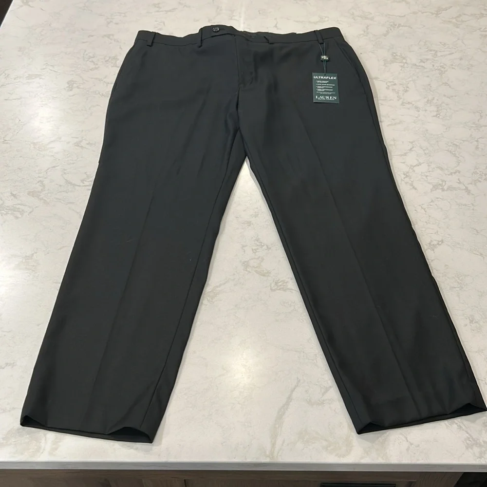 Men’s Lauren Ralph Lauren Black Ultraflex Pants Norton Size 40/30 NWT